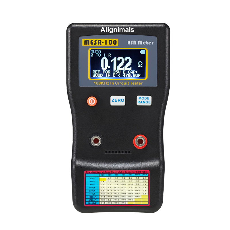 Alignimals Capacitance ESR Meter MESR-100